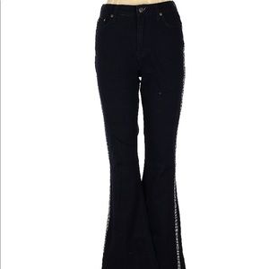 ELLA MOSS Snakeskin Detail Denim Jeans | Size 8